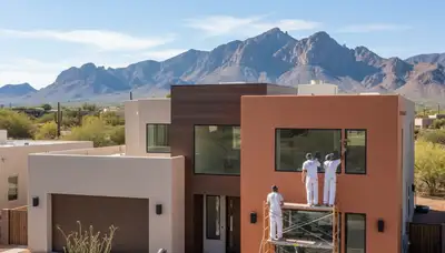 Professional house painters in Chandler AZ providing expert home exterior painting services