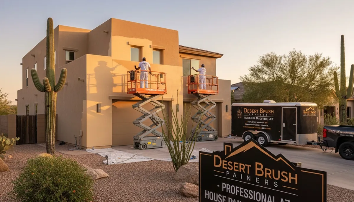 Professional house painters in Chandler AZ providing expert exterior and interior painting services