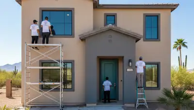 Professional house painting service in Chandler, AZ for residential exterior and interior projects