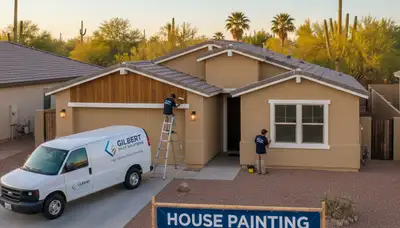 Professional house painters in Chandler AZ providing expert residential exterior painting services