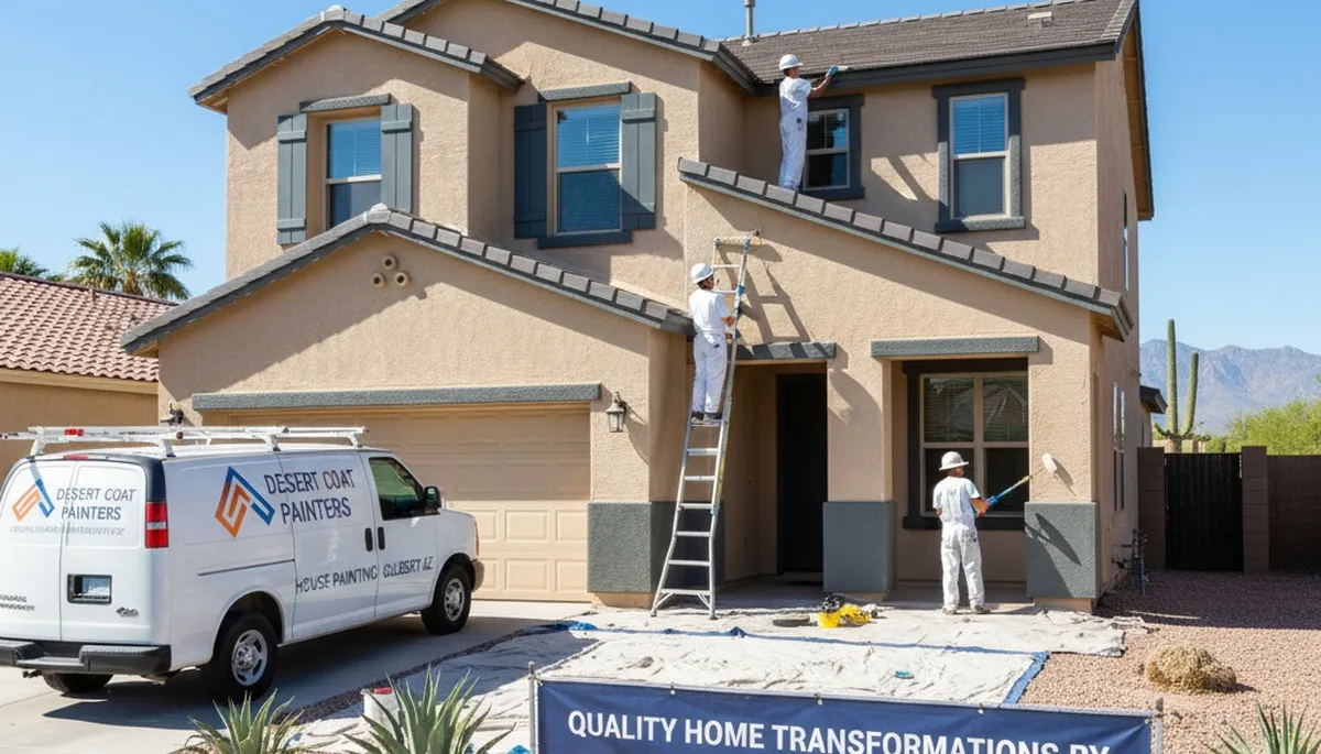 Professional house painters in Chandler AZ providing expert exterior and interior painting services