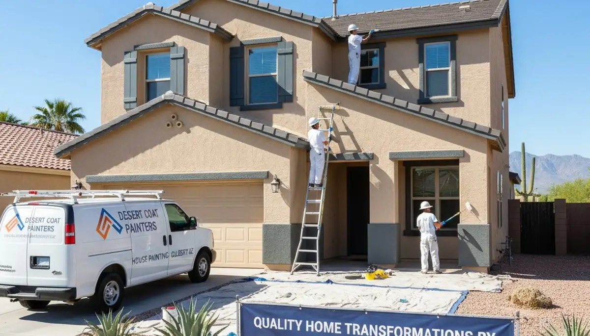 Professional house painters in Chandler AZ providing expert exterior and interior painting services