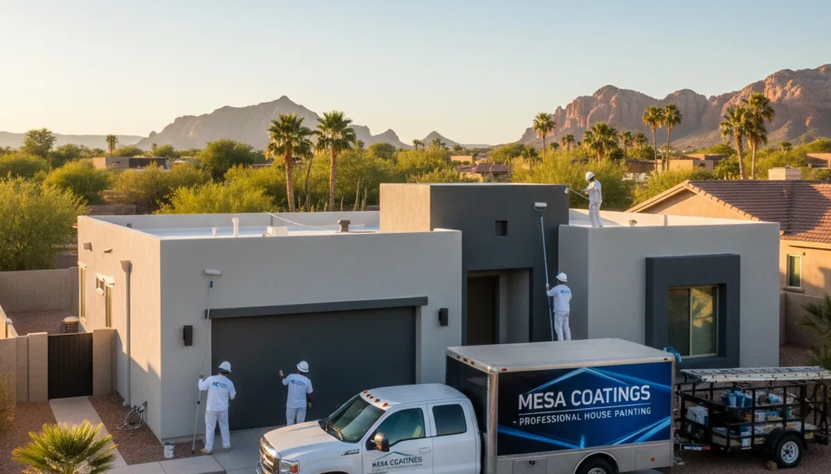 Professional house painters in Chandler AZ providing expert residential exterior painting services