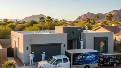Professional house painters in Chandler AZ providing expert residential exterior painting services