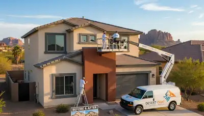 Professional house painters in Chandler AZ providing exterior and interior painting services