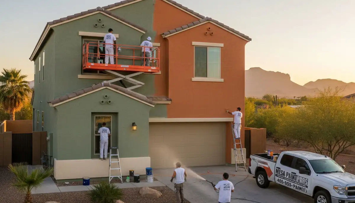 Professional house painters in Chandler AZ providing expert exterior home painting services