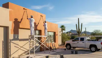 Professional house painters in Chandler AZ providing expert residential exterior painting services
