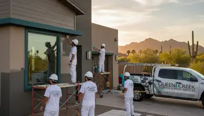 House painting service in Chandler, AZ by PaintersChandlerAZ for residential exterior and interior painting