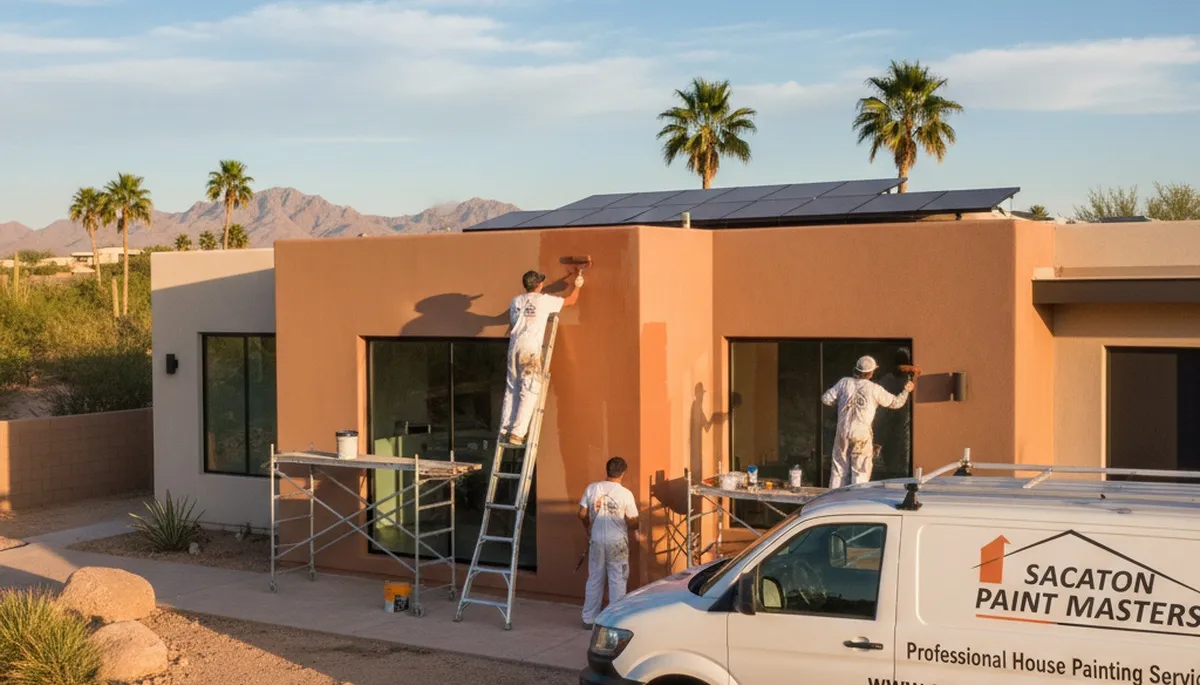 Professional house painters in Chandler AZ providing expert residential exterior painting services