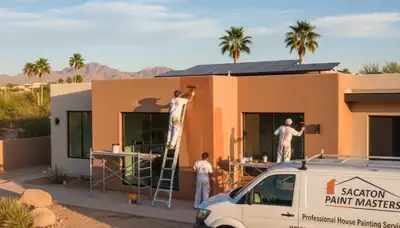 Professional house painters in Chandler AZ providing expert residential exterior painting services