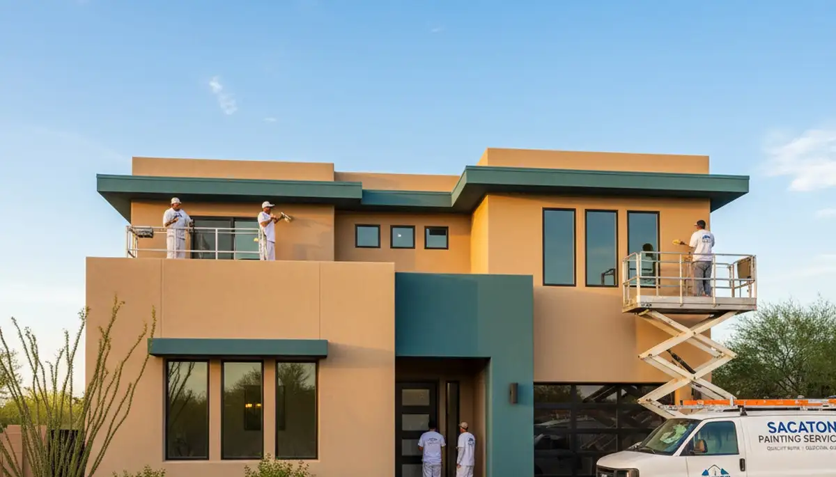 Professional house painters in Chandler AZ providing expert home exterior painting services