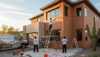 Professional house painters in Chandler AZ providing expert exterior home painting services