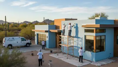 Professional house painters in Chandler AZ providing expert residential exterior painting services