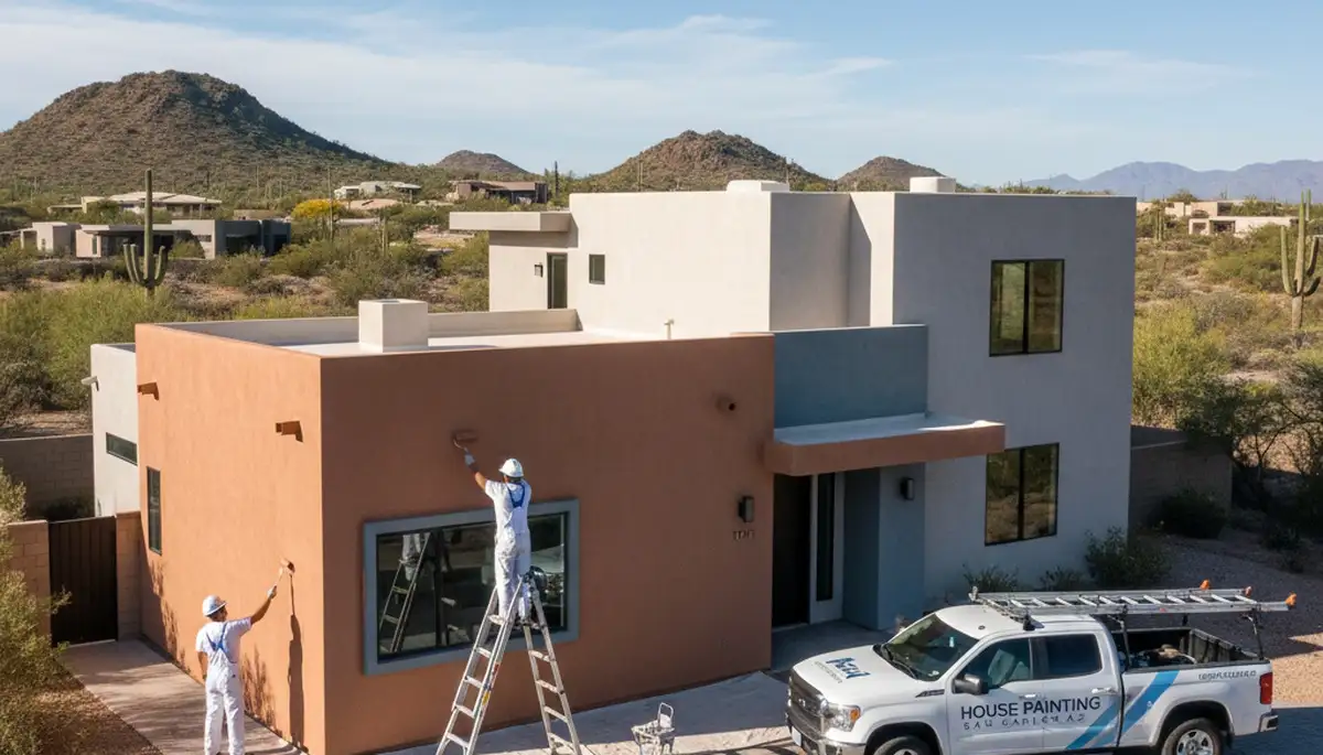 Professional house painters in Chandler AZ providing expert residential exterior painting services