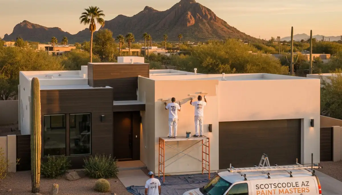 Professional house painters in Chandler AZ providing expert residential exterior painting services