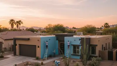 Professional house painters in Chandler AZ providing expert residential exterior painting services