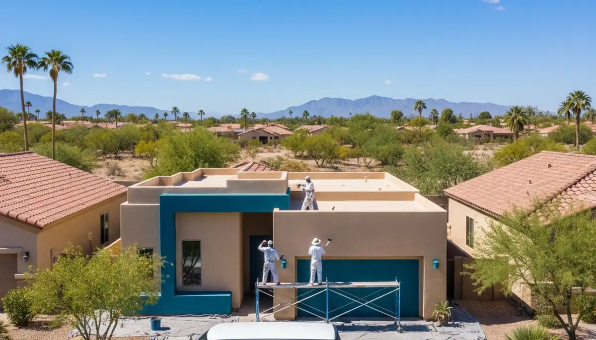 Professional house painters in Chandler AZ providing expert home exterior painting services
