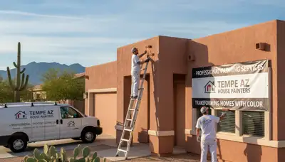 Professional house painters in Chandler AZ providing exterior and interior home painting services