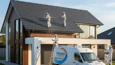 Professional roof painting in Chandler AZ with UV-resistant coating for desert heat protection